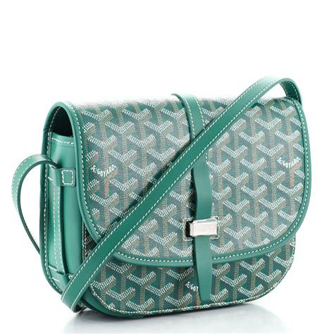 goyard messenger bag green